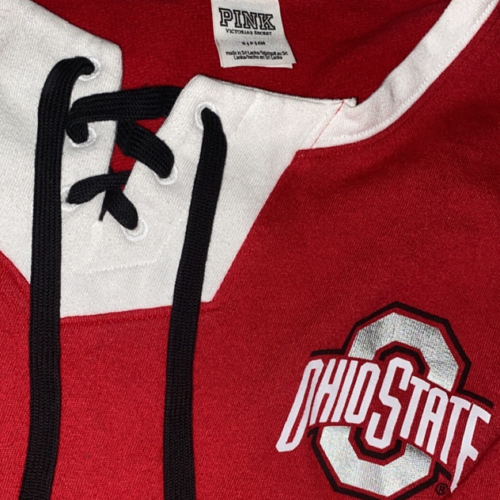 Pink ohio state long sleeve shirt. Only worn a few times. In good condition